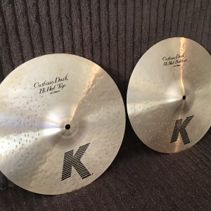 Zildjian K Custom 14 Inch Dark Hi Hat Cymbals