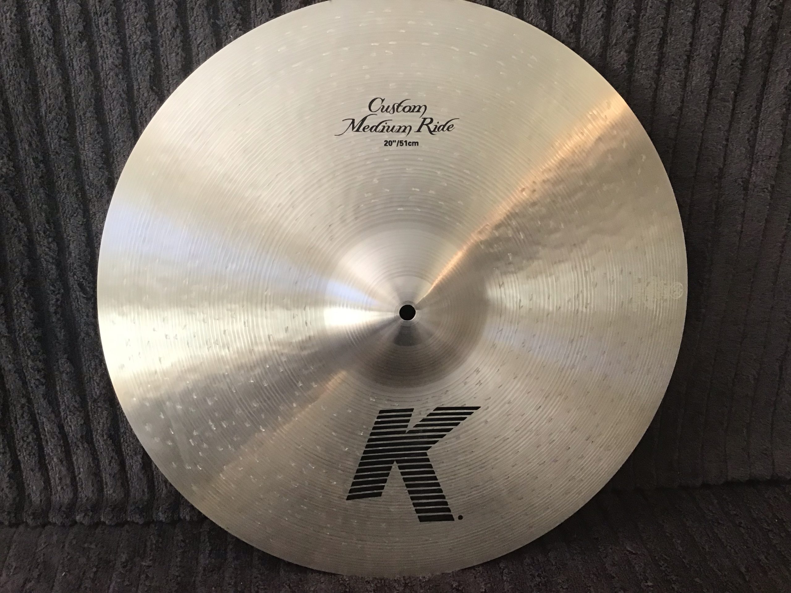 Zildjian K Custom 20 Inch Medium Ride Cymbal - Image 3