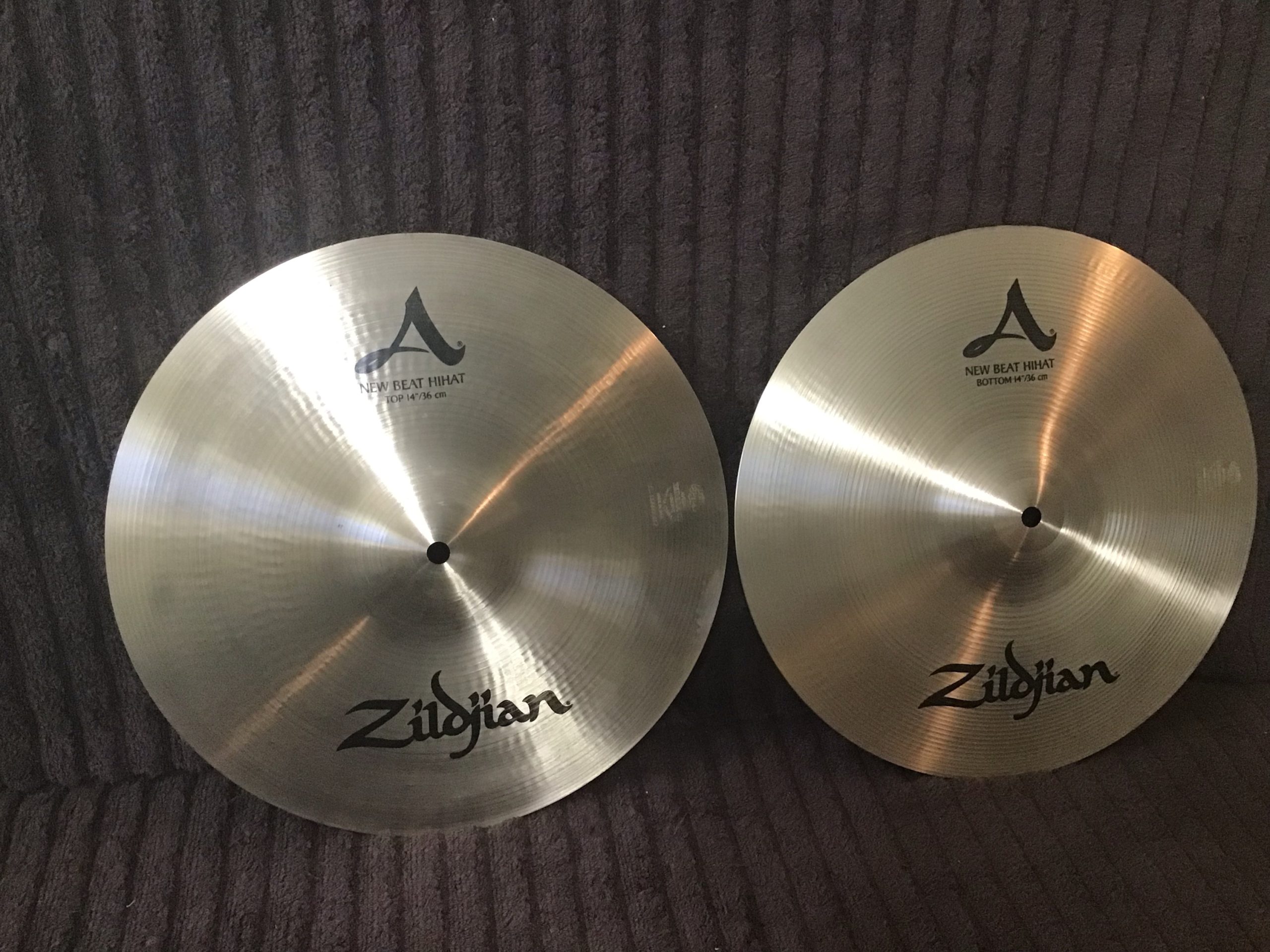 Zildjian A Series 14 Inch New Beat Hi Hat Cymbals - Image 3