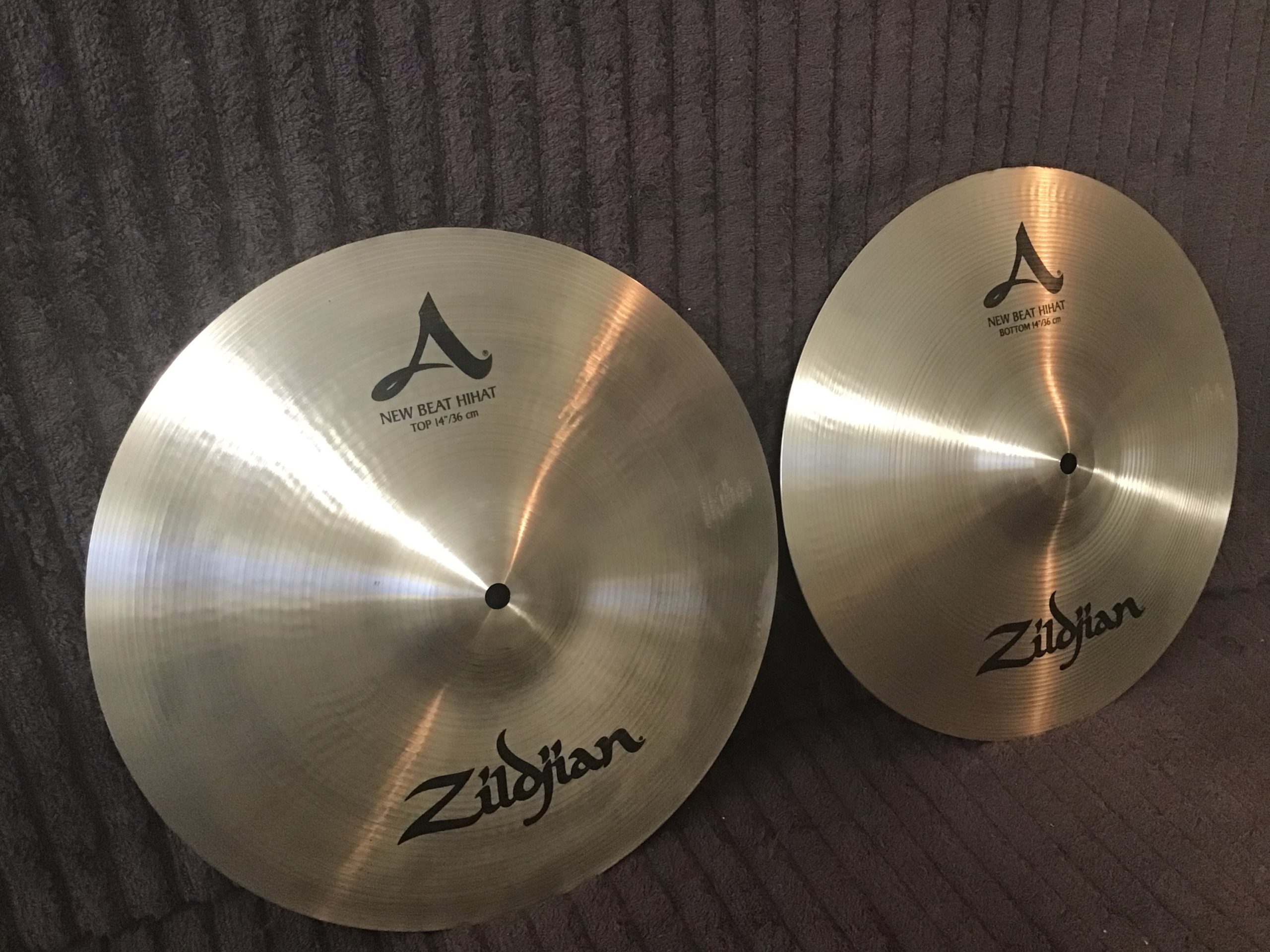 Zildjian A Series 14 Inch New Beat Hi Hat Cymbals - Image 2