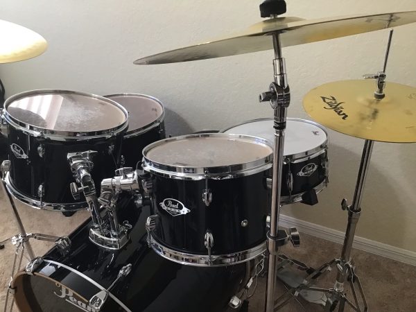Pearl Export 5 Piece Complete Drum Set - Image 3
