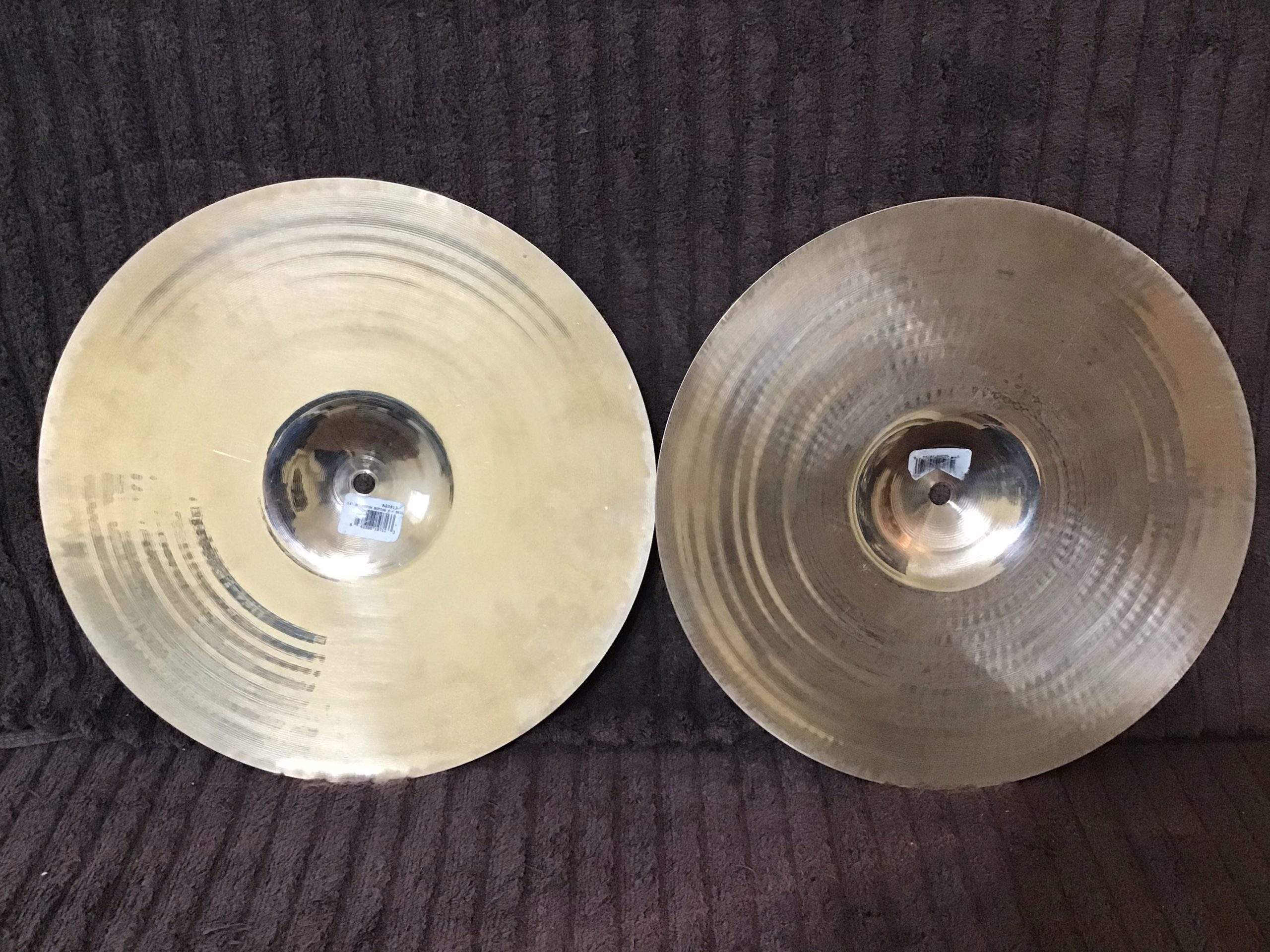Zildjian A Custom 14 Inch Hi Hat Cymbals - Image 4